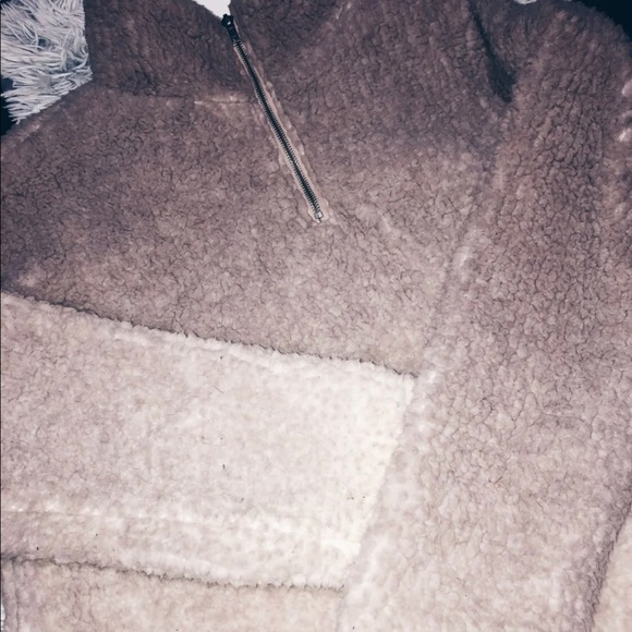 Ombré fuzzy jacket - Picture 1 of 2